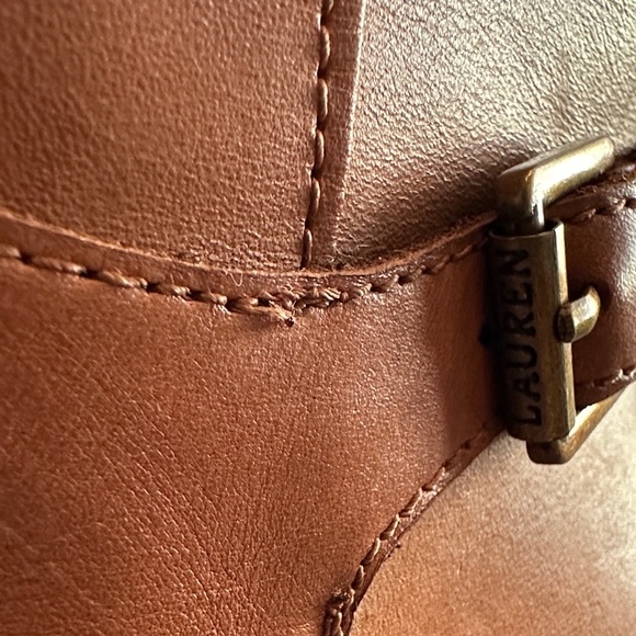 Ralph Lauren Tia Leather Wedge Boots - Picture 2 of 13